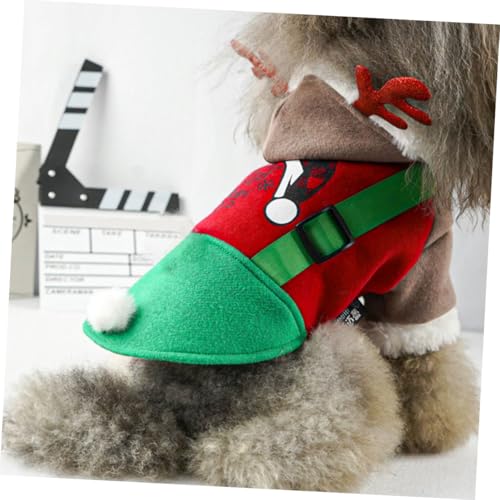 Disfraz de alce para perro talla S para perros pequeños miniatura 3