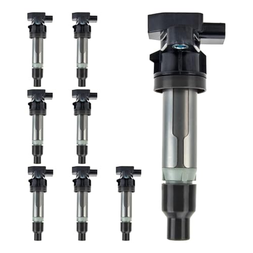 Image of PHILTOP UF543 Ignition Coil Packs Fits for Buick 2007-2011 Lucerne 4.6L, Cadillac 2007-2011 DTS, 2007-2010 STS 4.6L, 2007-2009 SRX 4.6L, 2007-2009 XLR, 2007-2009 STS 4.4L