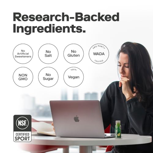 Image of Ketone-IQ No Caffeine Ketone Shots for Focus, Raspberry Lemonade, 12 Pack