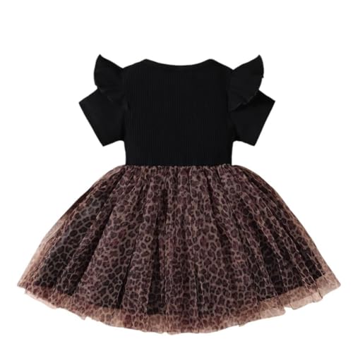 Leopard Toddler and Girls Dress2