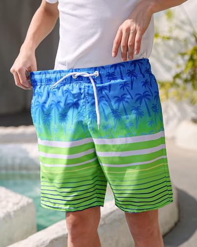 Boys Swim Trunks Board Shorts Teen Boys Swimsuit Quick Dry Swimwear Swimming Shorts Bathing Suit Size 8,10-12,14-163