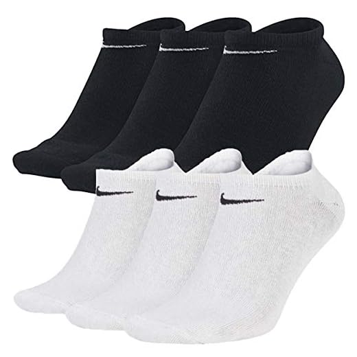 Nike Sneakersocken Socken 6 Paar Weiß Grau Schwarz Herren Damen Füßling SX2554, Farbe:Schwarz/Weiß, Socken Neu:34-38