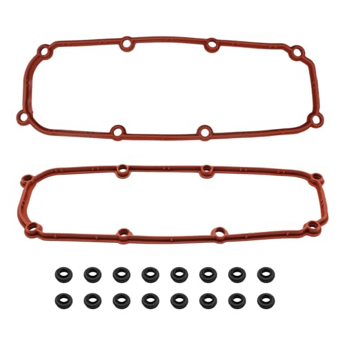 Image of KAX VS 50599 R Valve Cover Gasket Set Fit for Jeep Wrangler 2007-2011, for Chrysler Town & Country /Dodge Grand Caravan 2004-2010, Caravan 2004-2007, Routan 2009-2010, Pacifica 2005-2008 3.8L