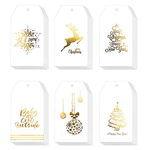 Étiquettes Cadeaux de Noël Whaline pour Emballages Personnalisés et Magiques