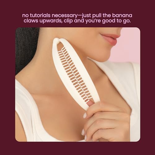 image for Cobana Banana Clip Hair Clips - Volumizing Hair Claw Clips & Hair Styl