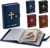 collezione santini antichi UNA SCELTA REGALO CATTOLICA SIGNIFICATIVA: Ispirato allo stile devozionale cattolico e cristiano, questo porta-santificazioni con chiusura a scatto è adatto a uomini, donne, genitori, nonni, amici, gruppi parrocchiali, RCIA, Prima Comunione, Cresima o come regalo di fede per tutti i giorni.