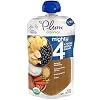 Plum Organics Baby Food Pouch | Mighty 4 | Banana, Blueberry, Sweet Potato, Carrot, Greek Yogurt and Millet | 4 Ounce…