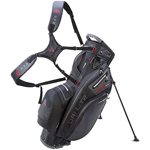 Foto von Big Max Dri Lite HYBRID 2 Golf Cartbag & Standbag - Wasserabweisend Schwarz