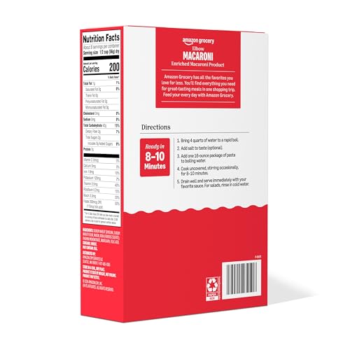 Amazon Grocery, Elbow Macaroni, 16 Oz (Previously Amazon Fresh, Packaging May Vary) - image 2