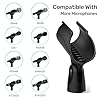 2 Pack Adjustable Microphone Holder Clip, 180° Rotatable Mic Clamp with Large Handle for Wired & Wireless Mics, Includes 5/8" to 3/8" Screw Adapter–Perfect for Mic Stand,Home Studio,Podcasting #2