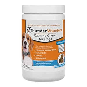 ThunderWunders Beruhigende Kauspielzeuge für Hunde (180 Stück)