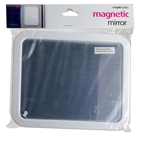 Officemate MagnetPlus Magnetic Mirror, White (92542), 17.8L x 1.6W cm - Image 4