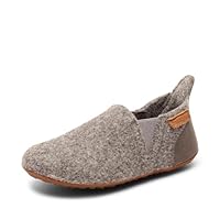 Bisgaard Unisex Kinder wol sailor Slipper, Grau, 34 EU