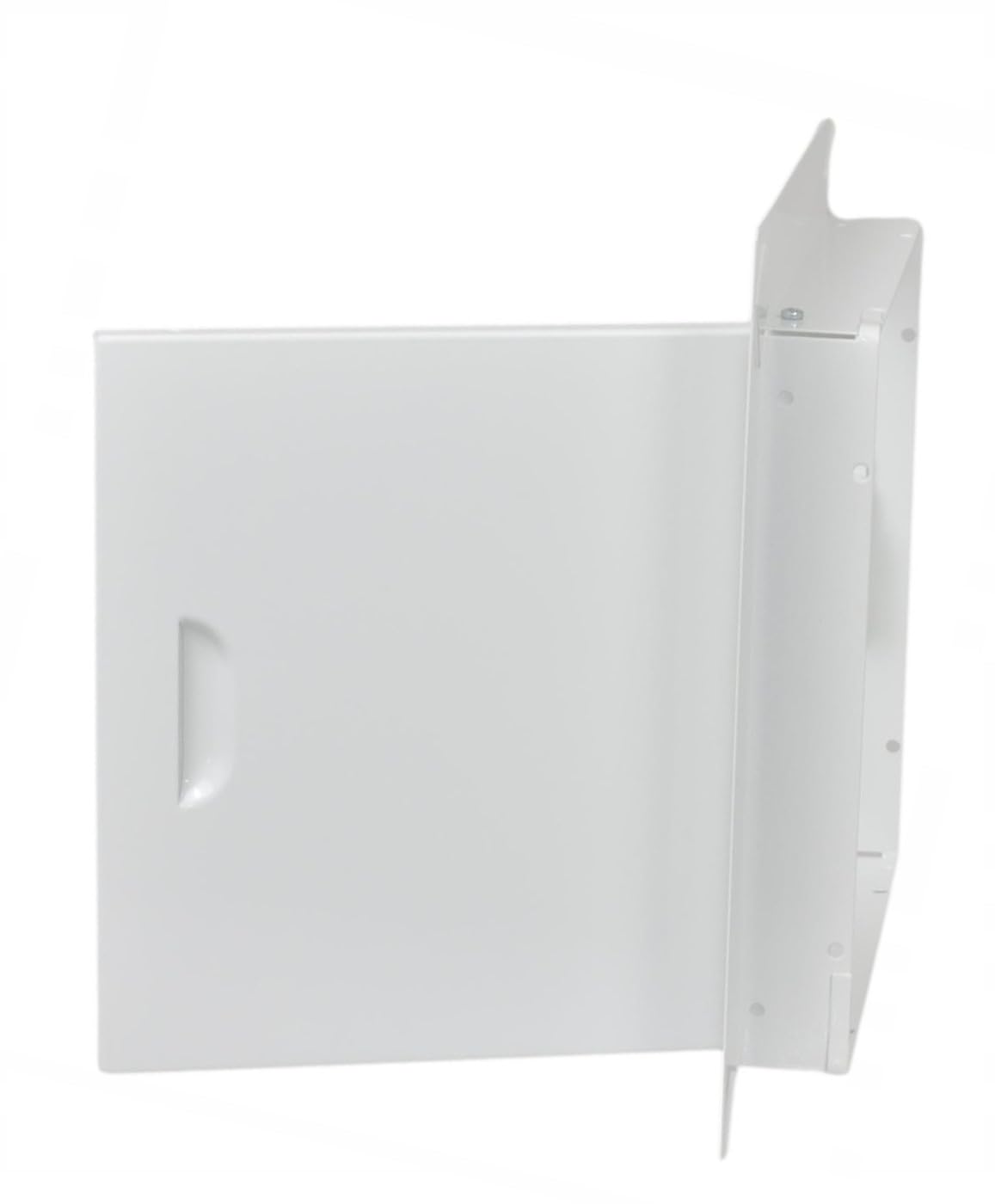 SYSTERM Puerta de inspección de acero para inspección y cobertura, cierre magnético, color blanco, tamaño a elegir (1, blanco, 30 x 50)