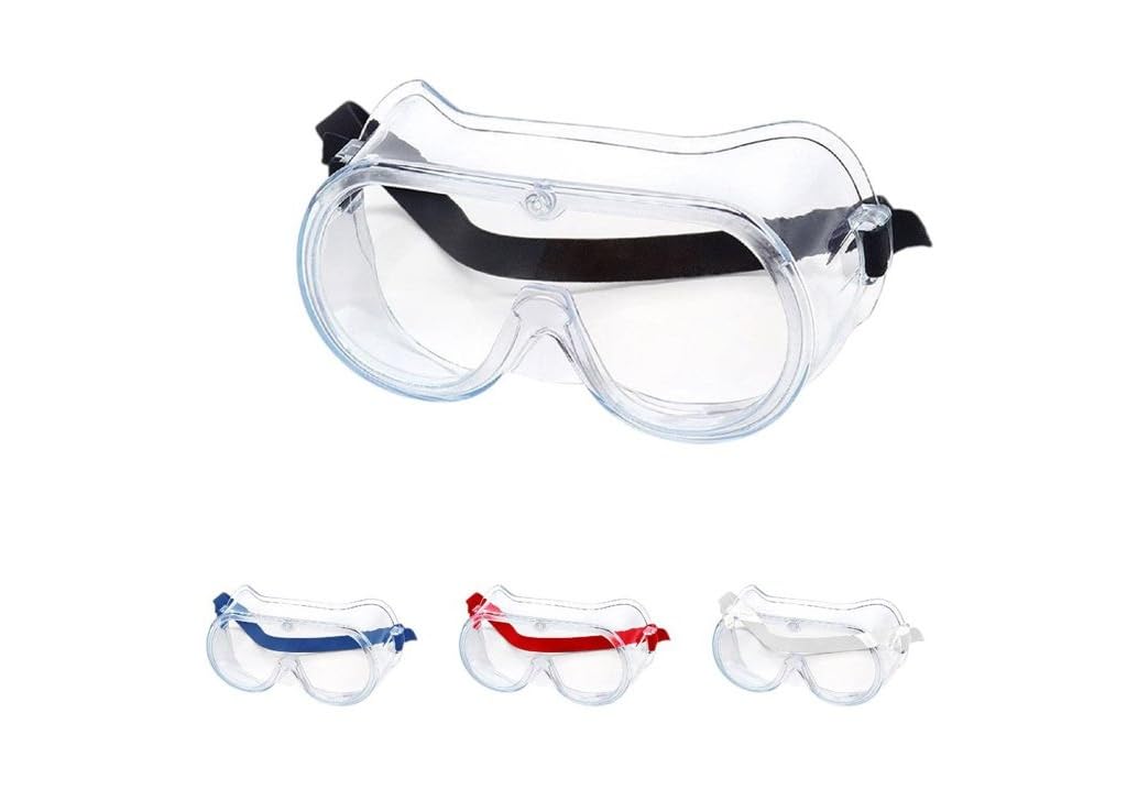 DRW Gafas Proteccion Total Trabajos de Polvo 12 Gafas Talla Unica