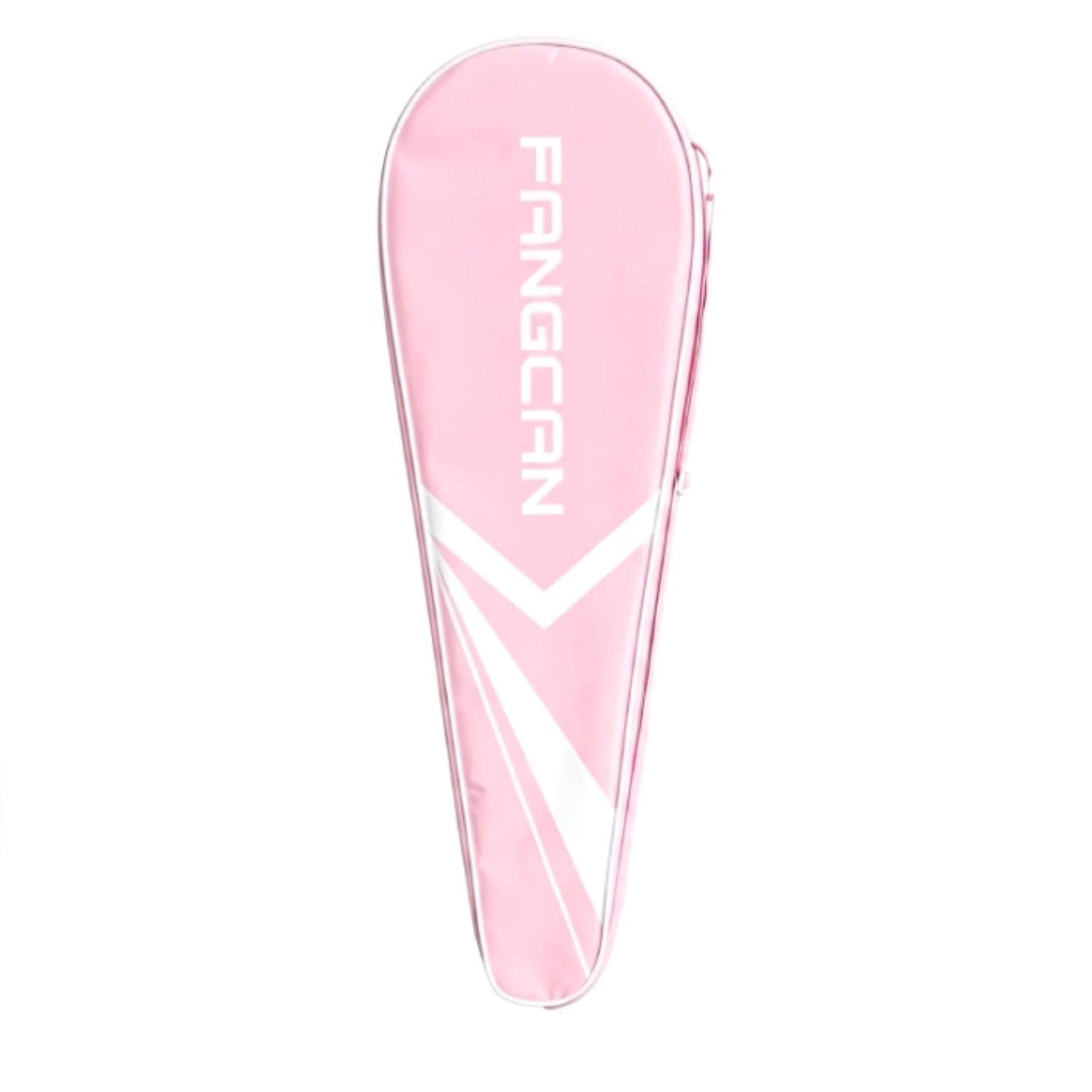 Structured Badminton Racket Bag Shielding Teardrop Badminton Bag for Carrying Rackets, Pink-image-49
