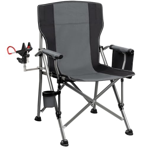 Fishing Chair with Upgraded 360° Adjustable Rod Holder,...