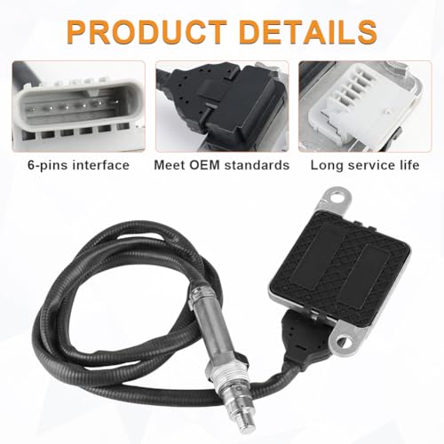 Sensor de NOx downstream compatible Chevrolet Silverado 6.6L Diesel 2017-2019 miniatura 4