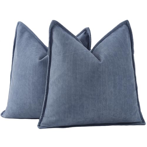 Madizz Juego de 2 Suave Felpilla Chenilla Texturizado Decorativo ...