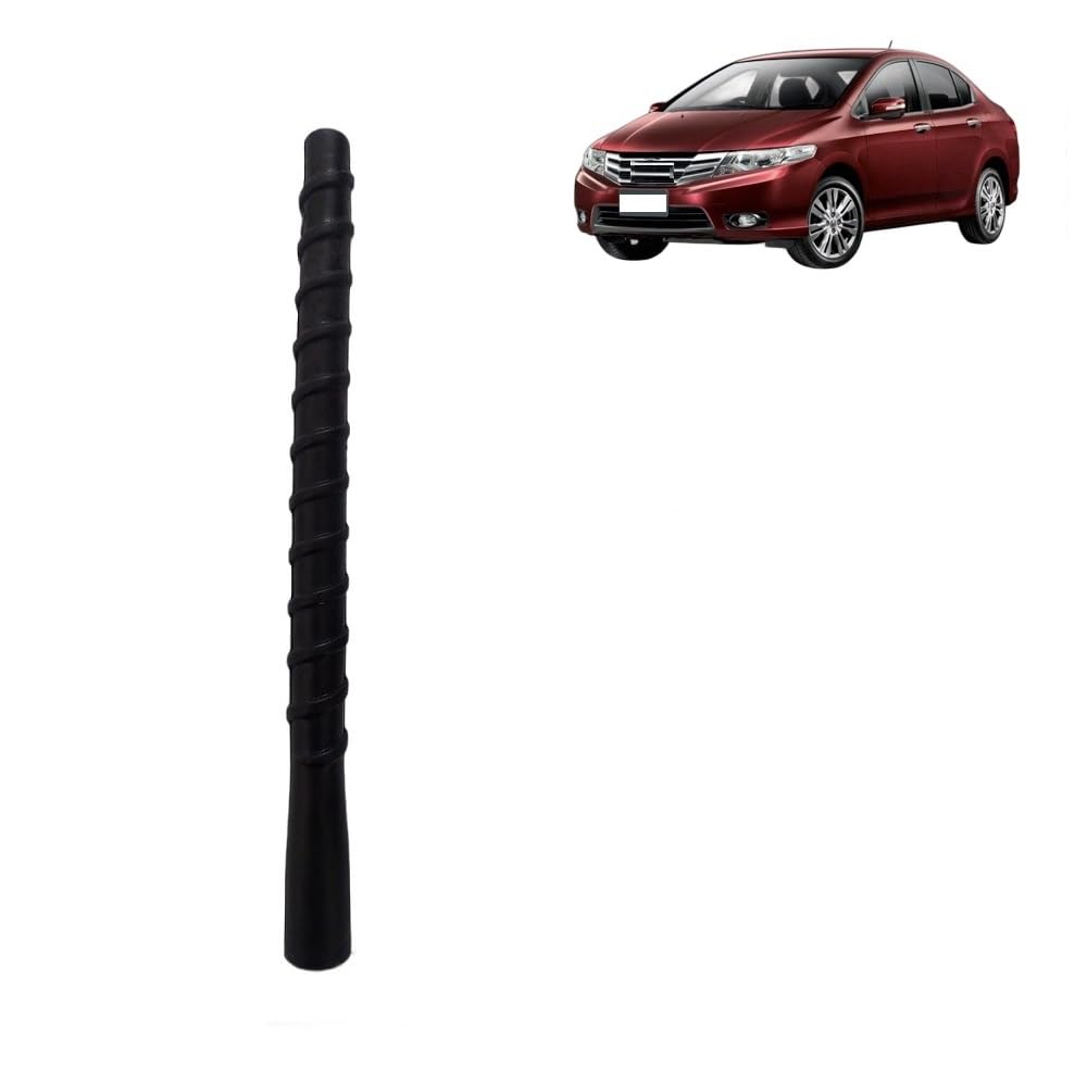 Antenna Replacement Stick Audio Radio FM/AM Car Roof Antenna Flexible Rubber Rod Compatible with Honda City i-VTEC