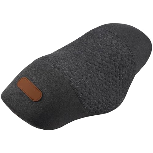 Aboiled Masajeador eléctrico, cojín cervical, compresa caliente, masaje vibratorio, tracción del cuello, relajación, dormir, soporte de espuma viscoelástica (C), reutilizable, duradero, fácil de ver