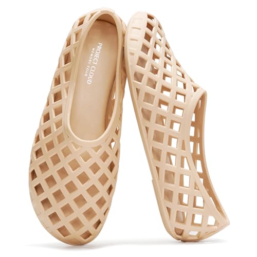 Image of Project Cloud Jelly Shoes Women - Lightweight & Water-Resistant Women's Flats Sandals - Non Slip Womens Shoes - Perfect Summer Jelly Flats for Women 2026 (Jellz)