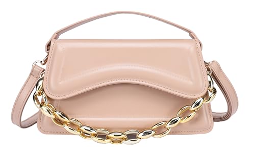 Image of Cute Purse for Women trendy，Small Crossbody Bag Girls Top Handle Clutch Handbag Khaki