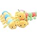 shentaotao Dormitorio Oruga De Peluche Rellenos Sucker Juguetes para Niños De Coches Muñeca De La Felpa Colgante 1pcs Color Al Azar