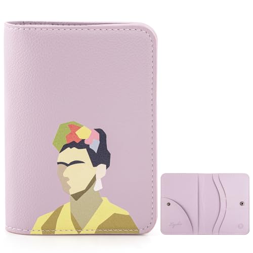 Lychii Portafoglio da Viaggio con Blocco RFID, Custodia Passaporto Donna, Copertina per Passaporto...