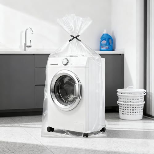 Bolsas de almacenamiento de plastico transparente extragrandes para proteger ropa y maletas del polvo 8