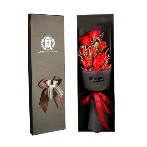 Rose Flower Bouquet, Artificial Soap Flowers Rose...