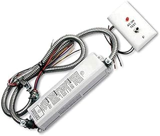 BatteryGuy FP94 replacement Fluorescent Emergency Ballast (750 lumen output, 4 Pin) with LED test switch & AC Ourtput & Time delay enhancement - BatteryGuy brand equivalent