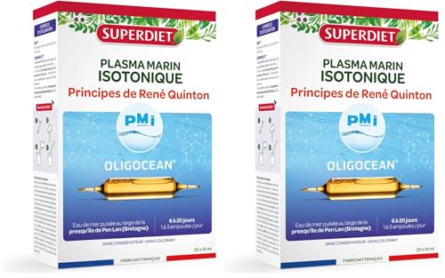 Plasma marin isotonique Oligocéan contre la fatigue et la déminéralisation Quinton