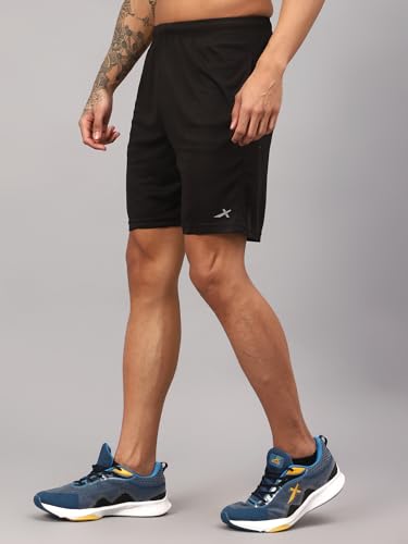 Image of Vector X OMS-158 Mens Solid Pattern Regular Dry Fit Athletic, Running, Gym, Outdoor, Workout Training Light Weight Sports Active Shorts