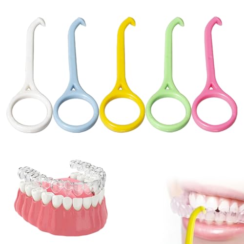5 Stück Aligner Entfernungswerkzeug,Entferner Für Unsichtbare Zahnspangen,Unsichtbare Zahnentfernung,Invisalign,Zahnentfernung Extraktor,Prothesenabzieher Für Unsichtbare Zahnspangen Mundpflege