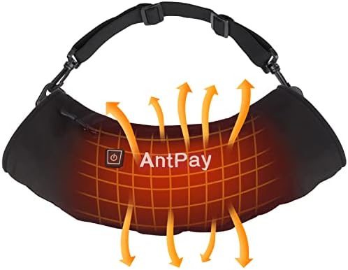 AntPay Heated Hand Muff, Electric Heating Hand Warmer Pouch with Rechargeable Battery, Keep Warmth Suitable for Outdoor Hunting, Photography, Golf, Hike, Football, Snow Camping in Cold Winter