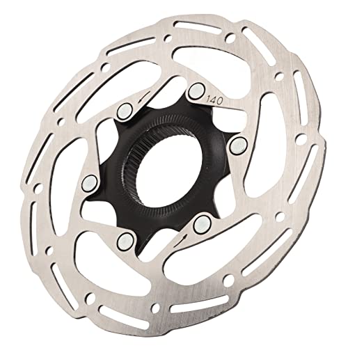 BUUA センターロック ディスク ブレーキ ローター、耐摩耗性 耐食性 ディスク ブレーキ ローター (140mm)