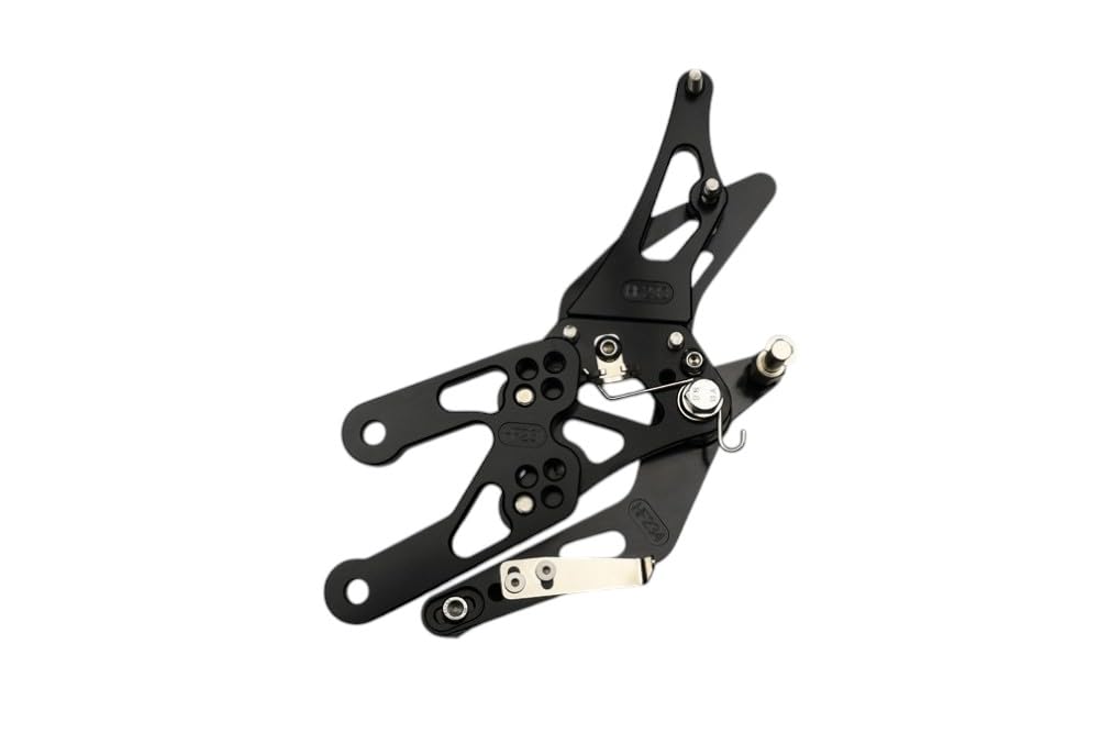 avdb-moto Supporto Pedane Arretrate Regolabili Compatibile con HONDA CBR 600 RR 600RR PC37 2003-2004, CBR 600 RR 600RR PC37 2005-2006, 1000RR SC57 2004-2005, 1000RR SC57 2006-2007 Racing AVDB (Oro)