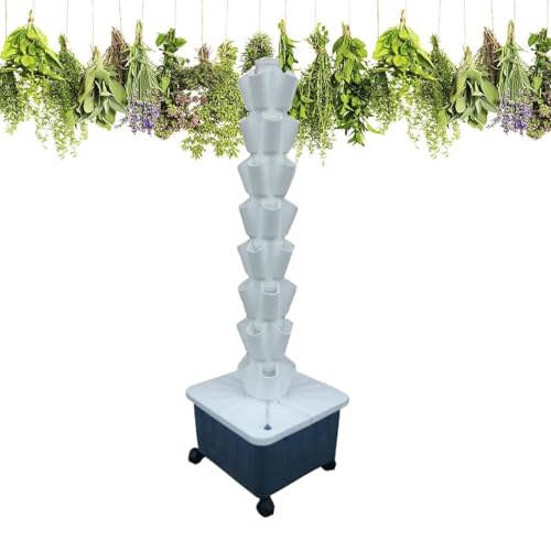 Kit de sistema de cultivo hidropónico para jardinería interior y exterior, gran jardín de hierbas para lechuga, tomate, verduras