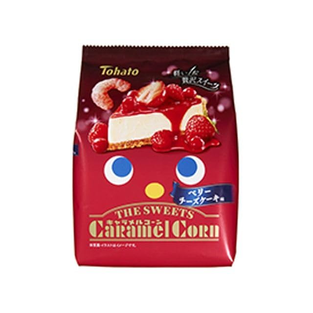 Amazon.co.jp: 東ハト スイーツキャラメルコーン ベリーチーズケーキ