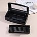 Nail Tool Sterilizer Box Plastic Disinfectant Container for Nail Art Accessories Tools, Hair Salons and Beauty Centers, Sterilizer Soaking Box with Strainer Pedicure Manicure Equipment, Black