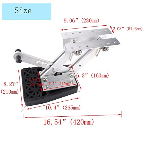 Futurup Boat Outboard Motor Bracket, Aluminum Outboard Engine Support (7.5 Hp To 20 Hp) #TOP1