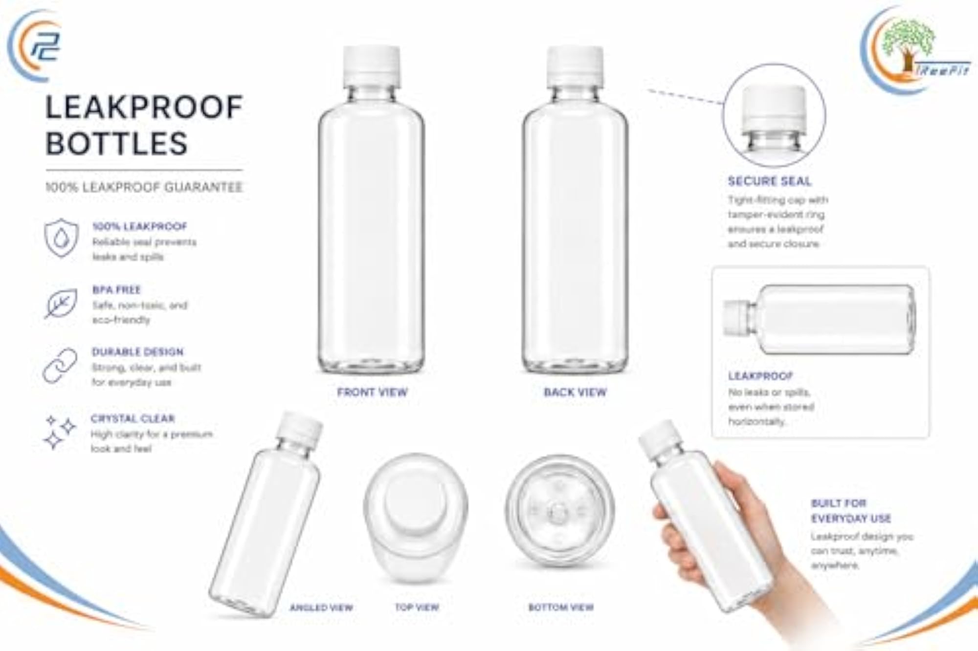 500 ML Empty Refillable Fine Mist Spray Bottle