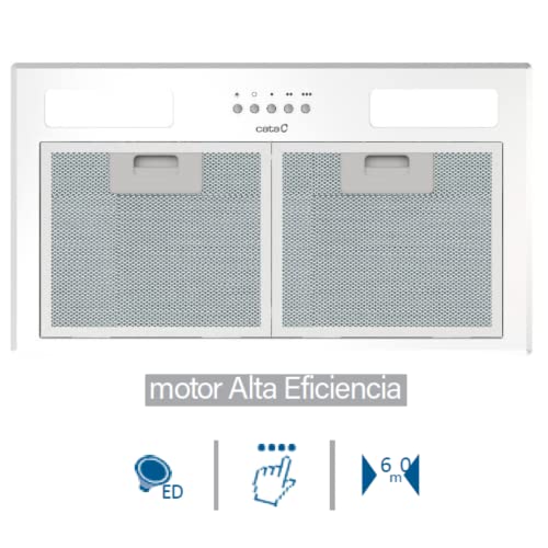 Hotte de Cuisine CATA GT PLUS 45 WH Acier Inoxydable LED Recirculation - vue 6