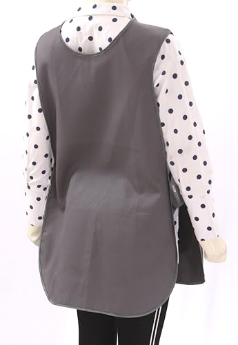 LINEN CLOSET® Womens Tabards with Pockets for Men Ladies Cleaning Catering Chef Kitchen Aprons Unisex Hygea Tabard Apron Work Tabards - Image 4