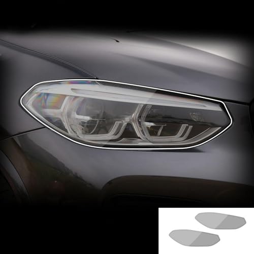Film de lumière avant Rhino Skin haut de gamme pour la protection des phares de BMW X4