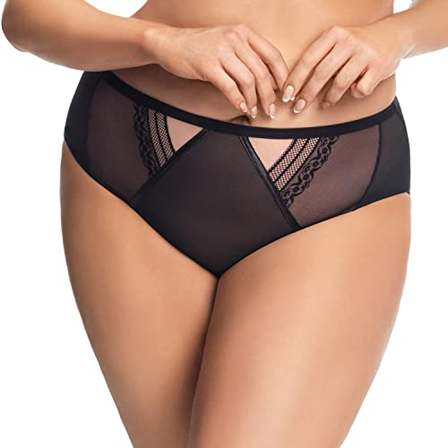 Gorsenia Slip Féminin Confortable Élégant K672 Martynika, Noir,XL Cover
