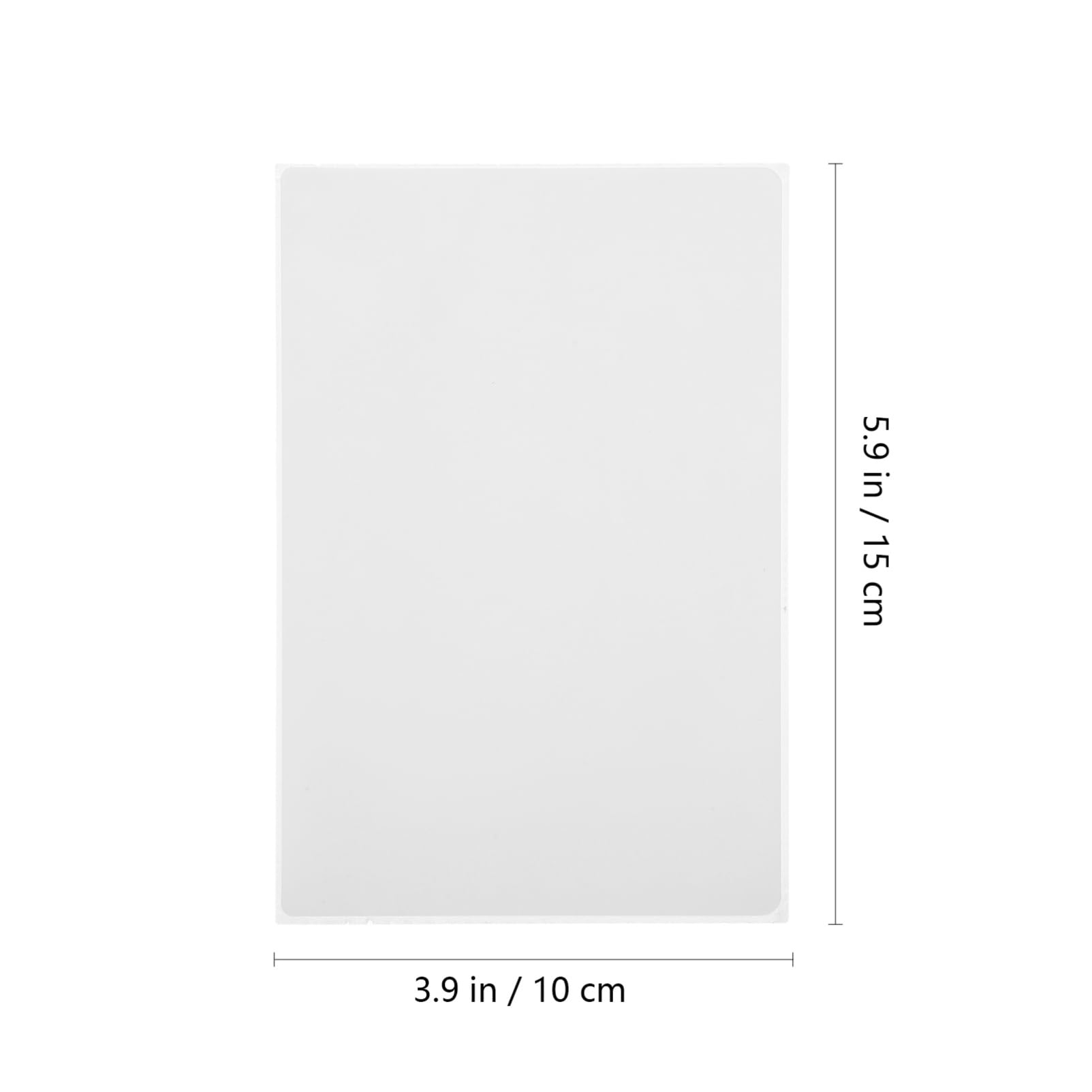 Etichette Termiche Adesive per Riproduzione Diretta 100x150 Mm 500 Pz, Etichette di Spedizione Linea di Sgranatura, Carta Termica per Ufficio