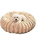 Bidason 猫 犬 ベッド クッション 冬 猫ベッド 犬ベッド ペットベッド 暖かい 丸型 もこもこ ふわふわ 柔か ぐっすり眠る 寒さ対策 保温 滑り止め 洗える 寝床 ペット用品 小型犬 通年