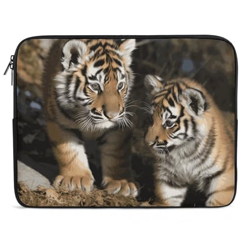 Housse ordinateur portable 15 pouces tigre de Sibérie sacoche néoprène